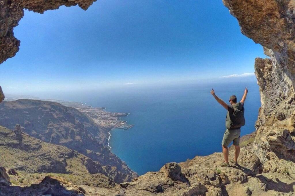 شقة Casa Amber, Los Gigantes, Simply Stunning Acantilado de los Gigantes المظهر الخارجي الصورة